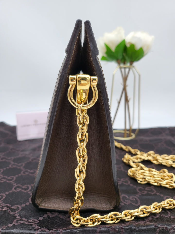 GUCCI OPHIDIA CLUTCH CHAINSLING BAG