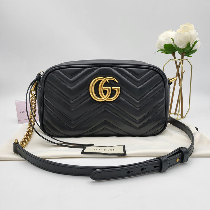 GUCCI MARMONT CAMERA QUILTED SMALL