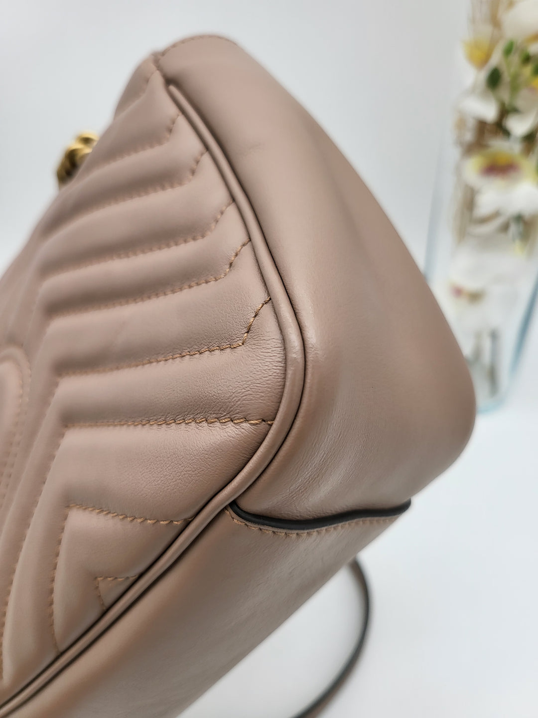 GUCCI MARMONT QUILTED GHW SHOULDER BAG