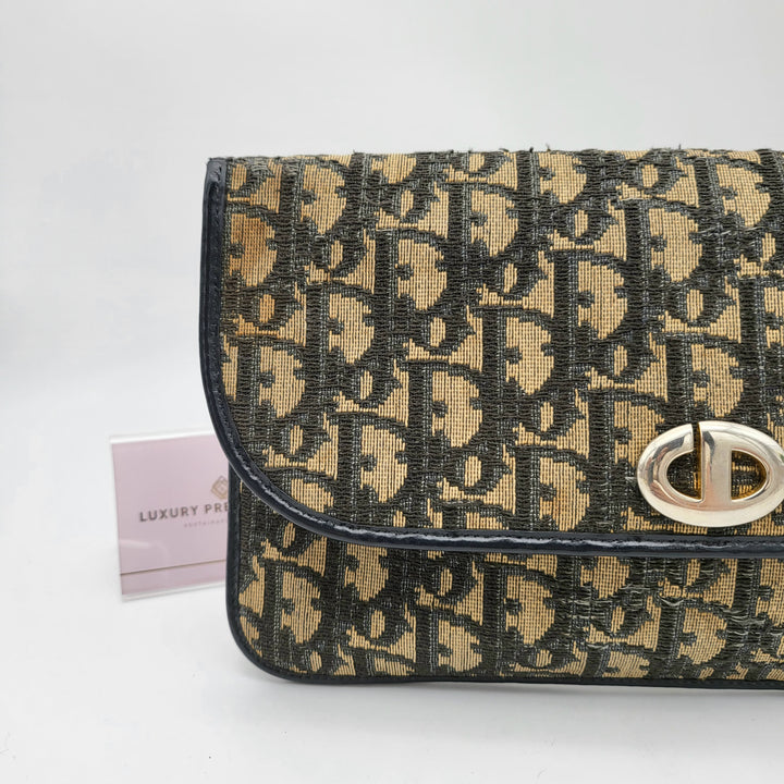 CHRISTIAN DIOR  TROTTER CLUTCH BAG