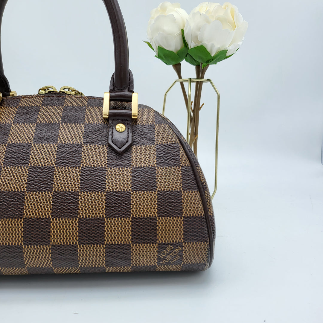 LOUIS VUITTON MINI RIBERA DAMIER EBENE