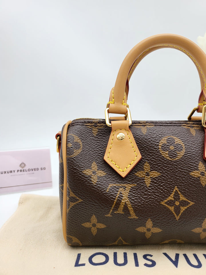 LOUIS VUITTON NANO SPEEDY MONOGRAM