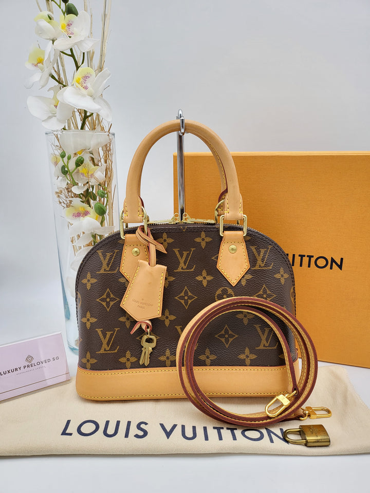 LOUIS VUITTON ALMA BB MONOGRAM