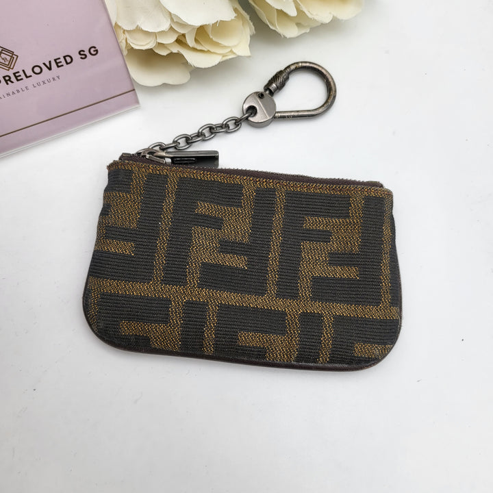 FENDI ZUCCA COIN/KEY CASE