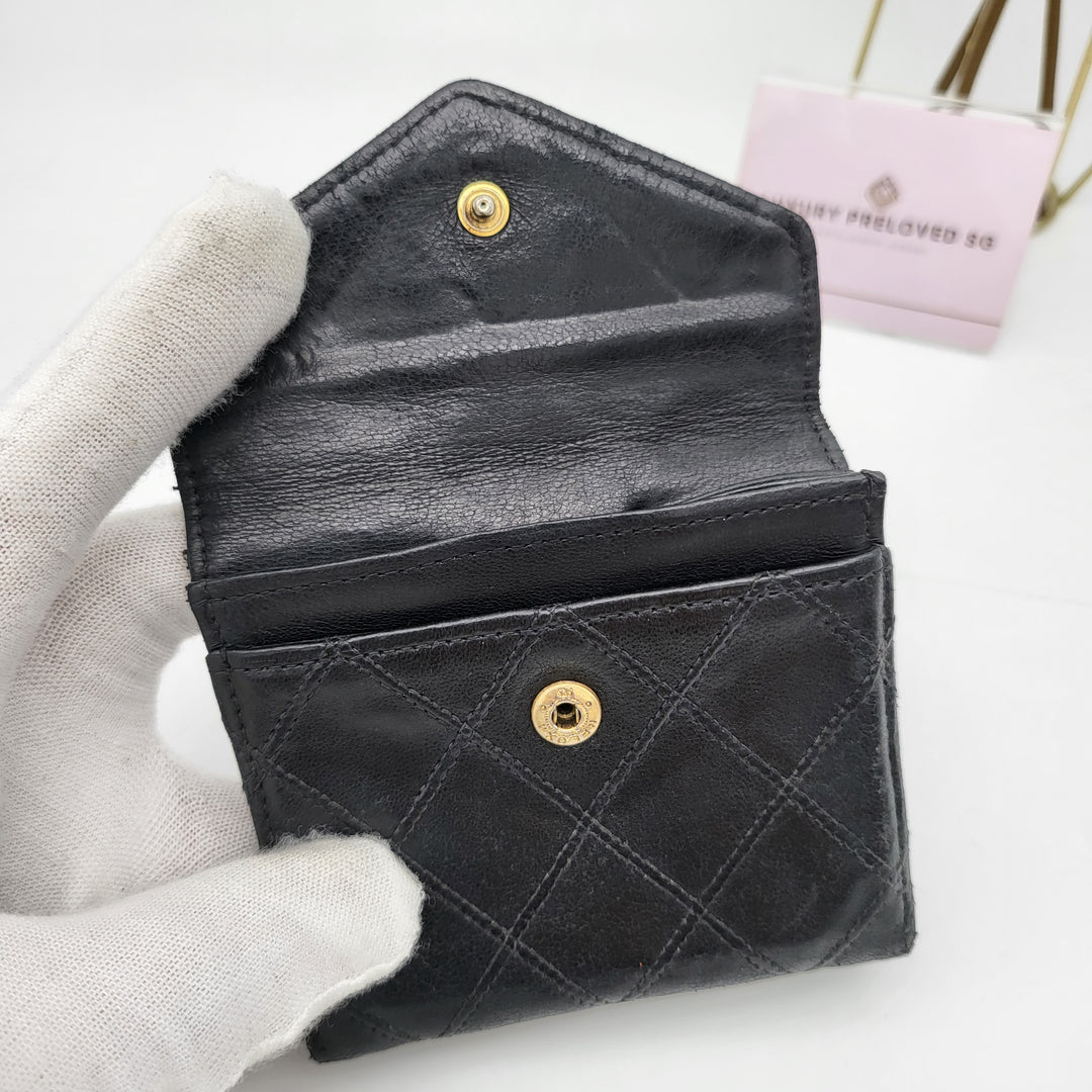 CHANEL VINTAGE QUILTED COIN CASE