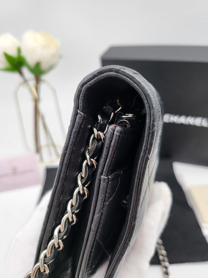 CHANEL WALLET ON CHAIN LAMBSKIN