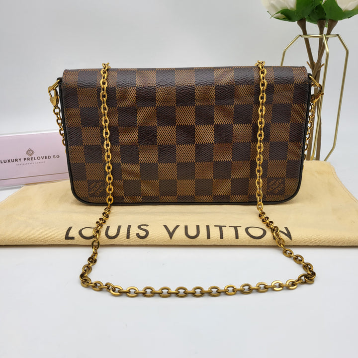 LOUIS VUITTON FELICIE DAMIER EBENE