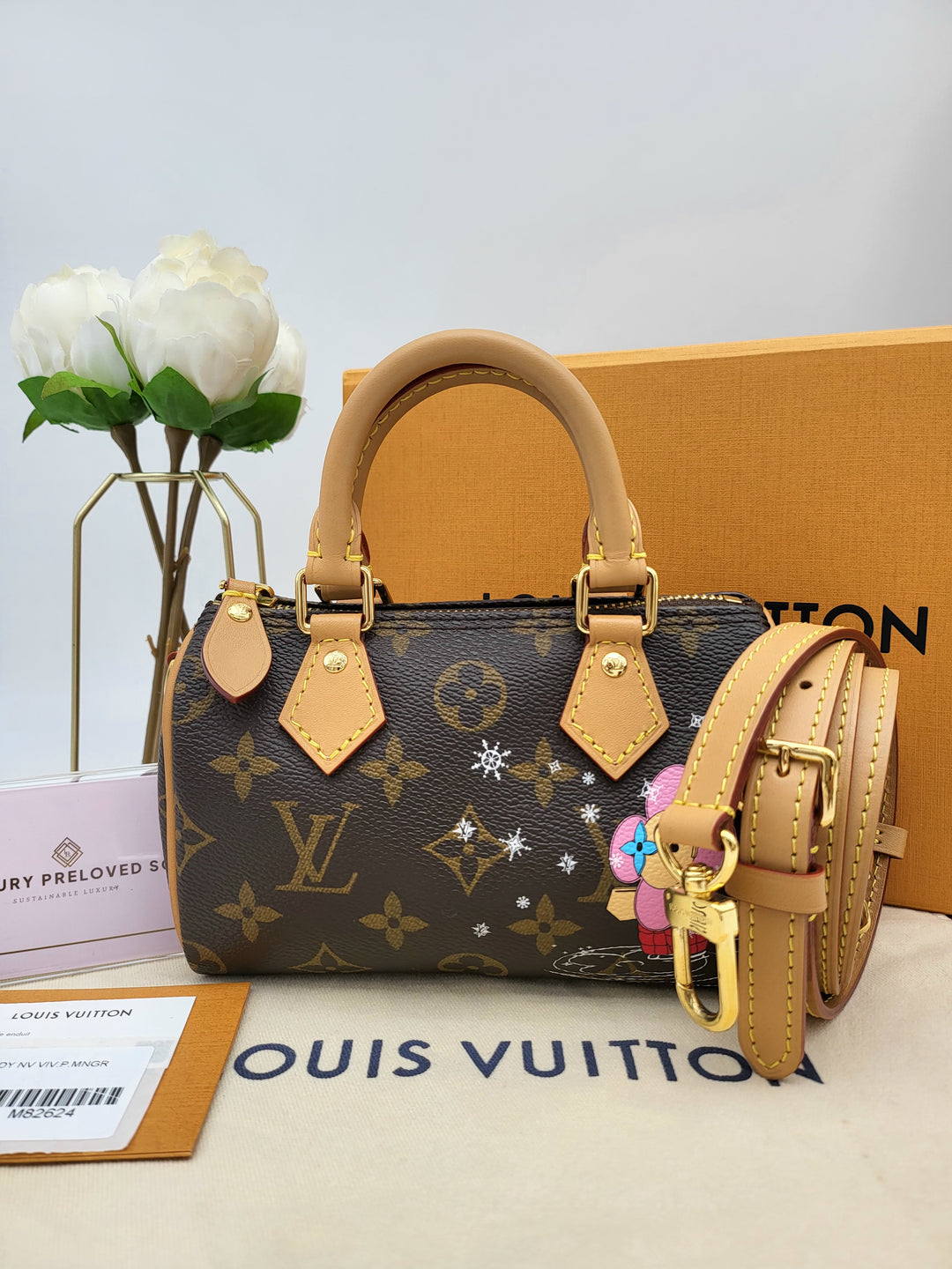 LOUIS VUITTON NANO SPEEDY VIVIENNE MONOGRAM
