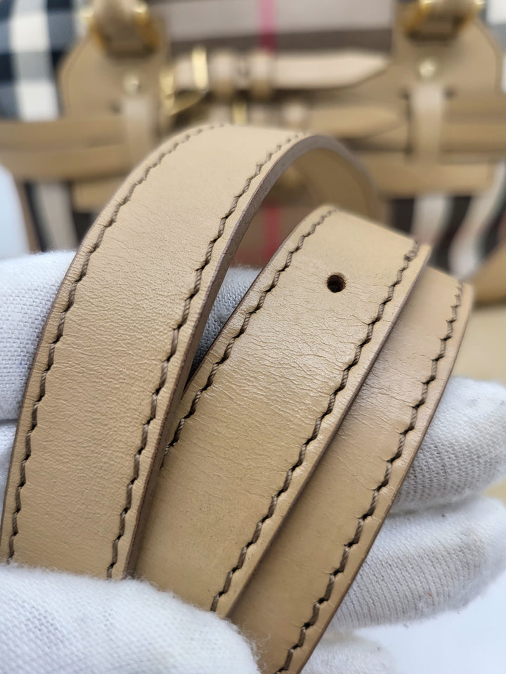 BURBERRY LONDON PVC BOSTON BAG