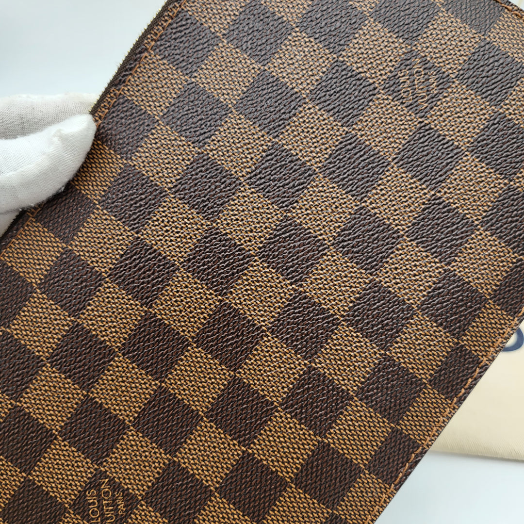 LOUIS VUITTON NEVERFULL MM DAMIER W/ POUCH