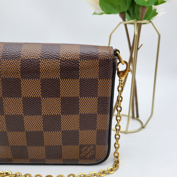 LOUIS VUITTON FELICIE DAMIER EBENE