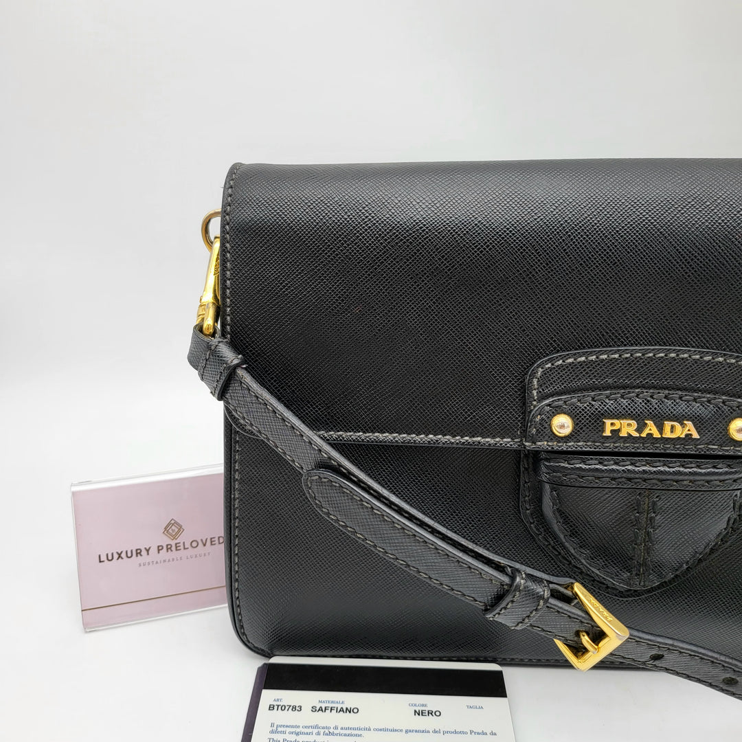 PRADA SAFFIANO SHOULDER BAG