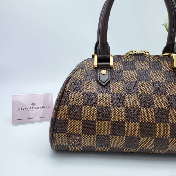 LOUIS VUITTON MINI RIBERA DAMIER EBENE