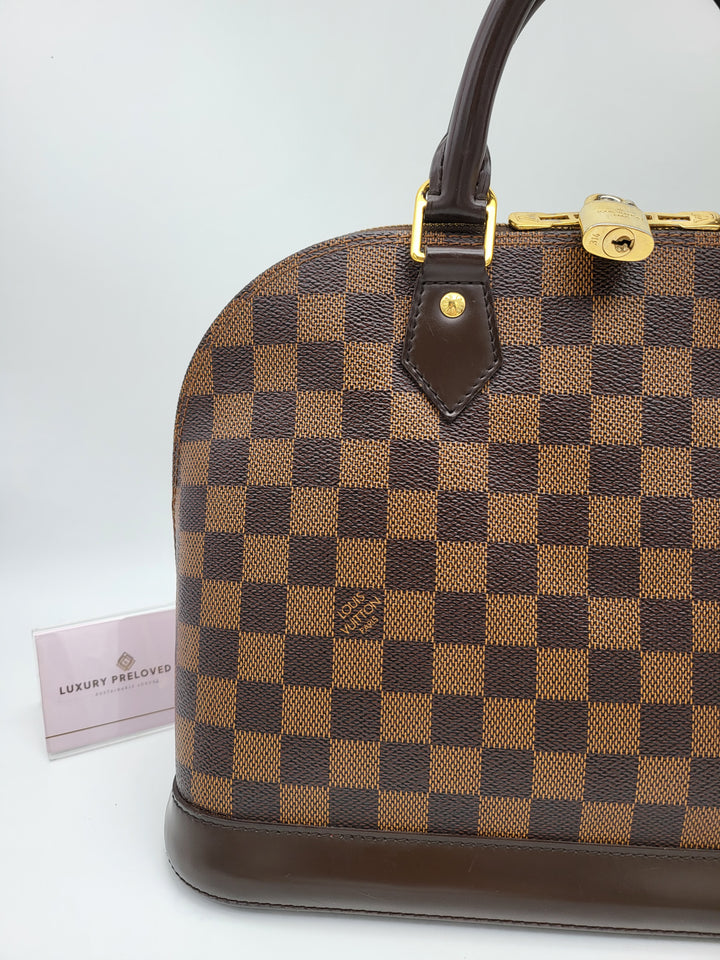LOUIS VUITTON ALMA PM DAMIER EBENE