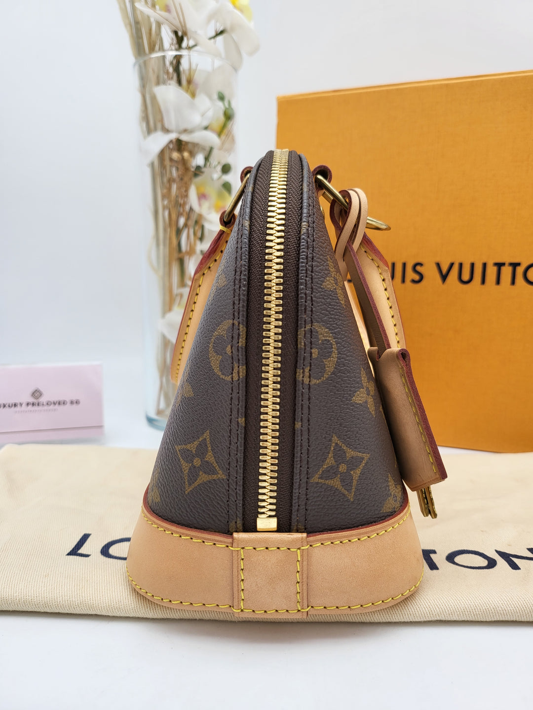 LOUIS VUITTON ALMA BB MONOGRAM (RFID)