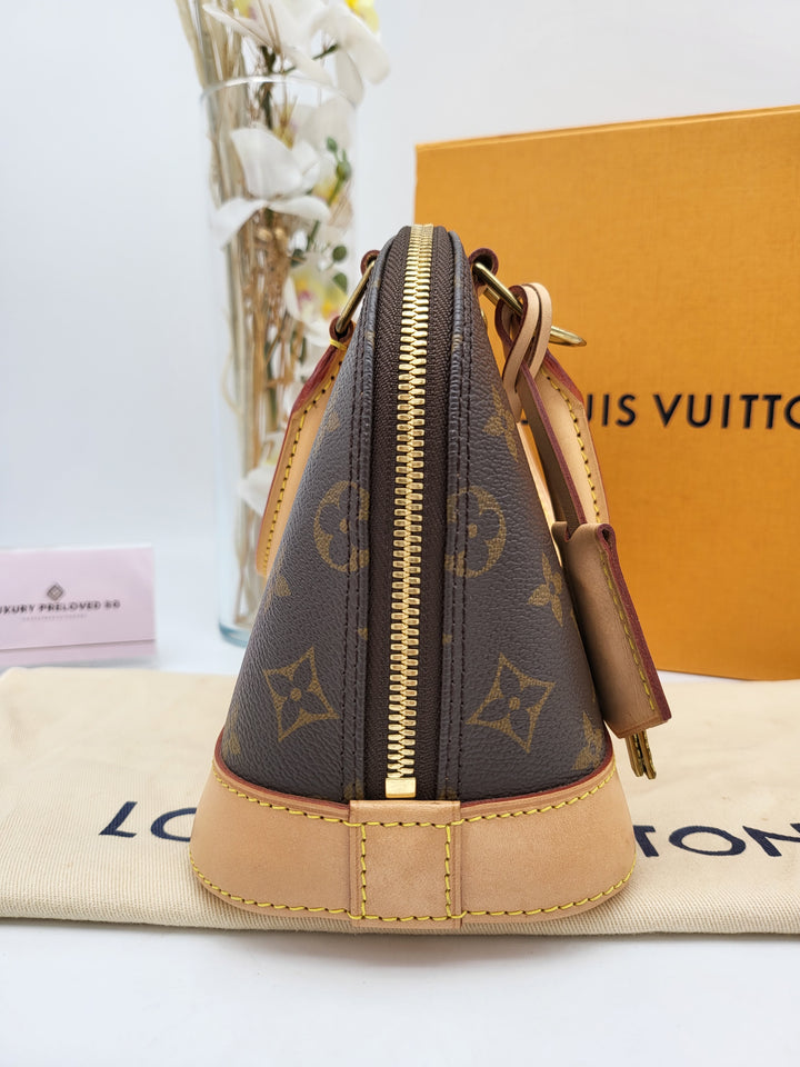 LOUIS VUITTON ALMA BB MONOGRAM (RFID)