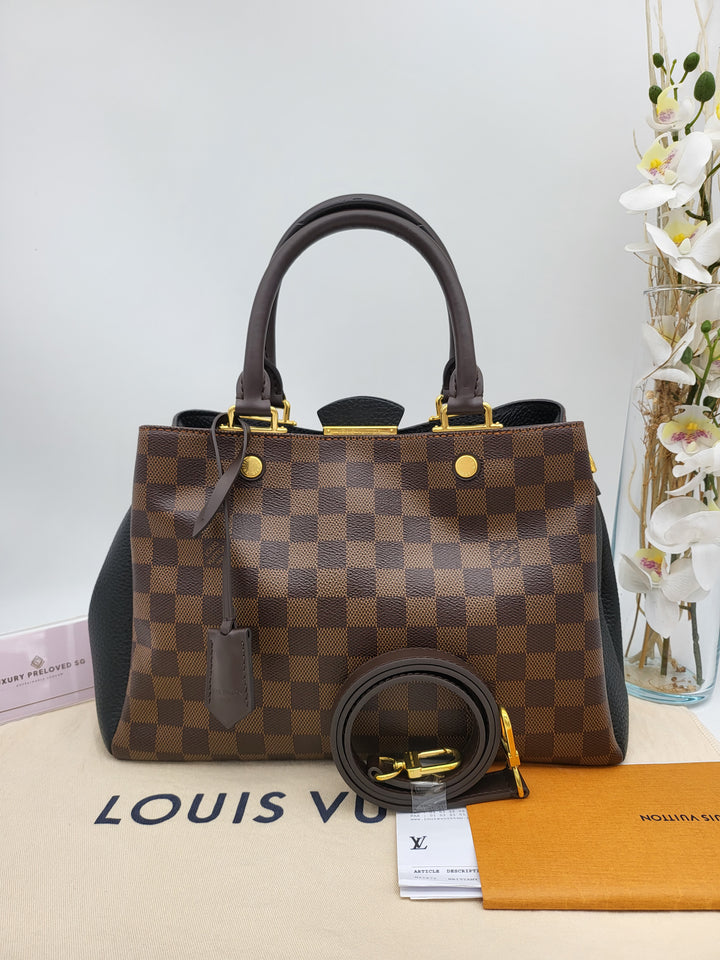 LOUIS VUITTON BRITTANY DAMIER EBENE