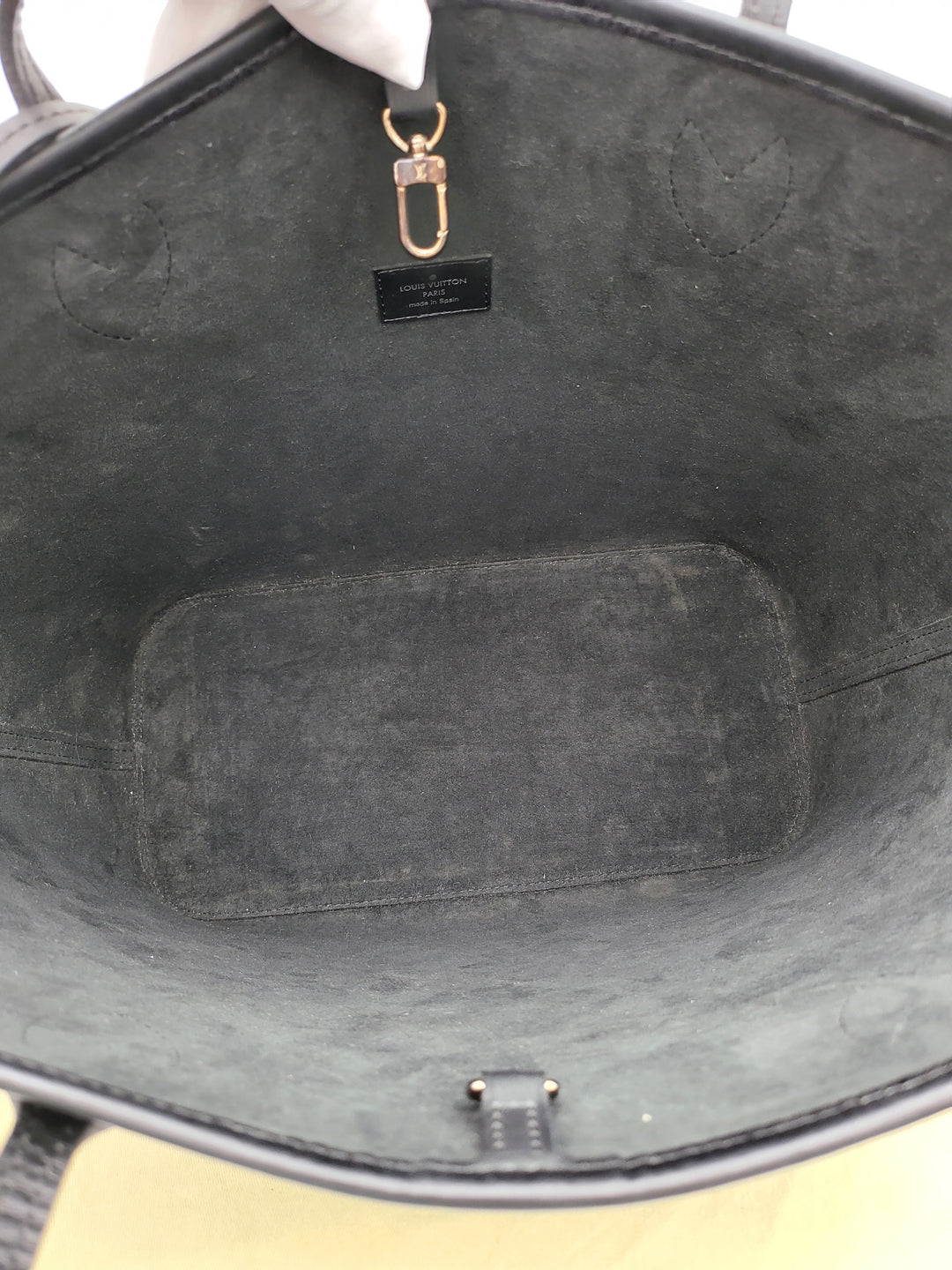 LOUIS VUITTON NEVERFULL MM EPI W/ POUCH