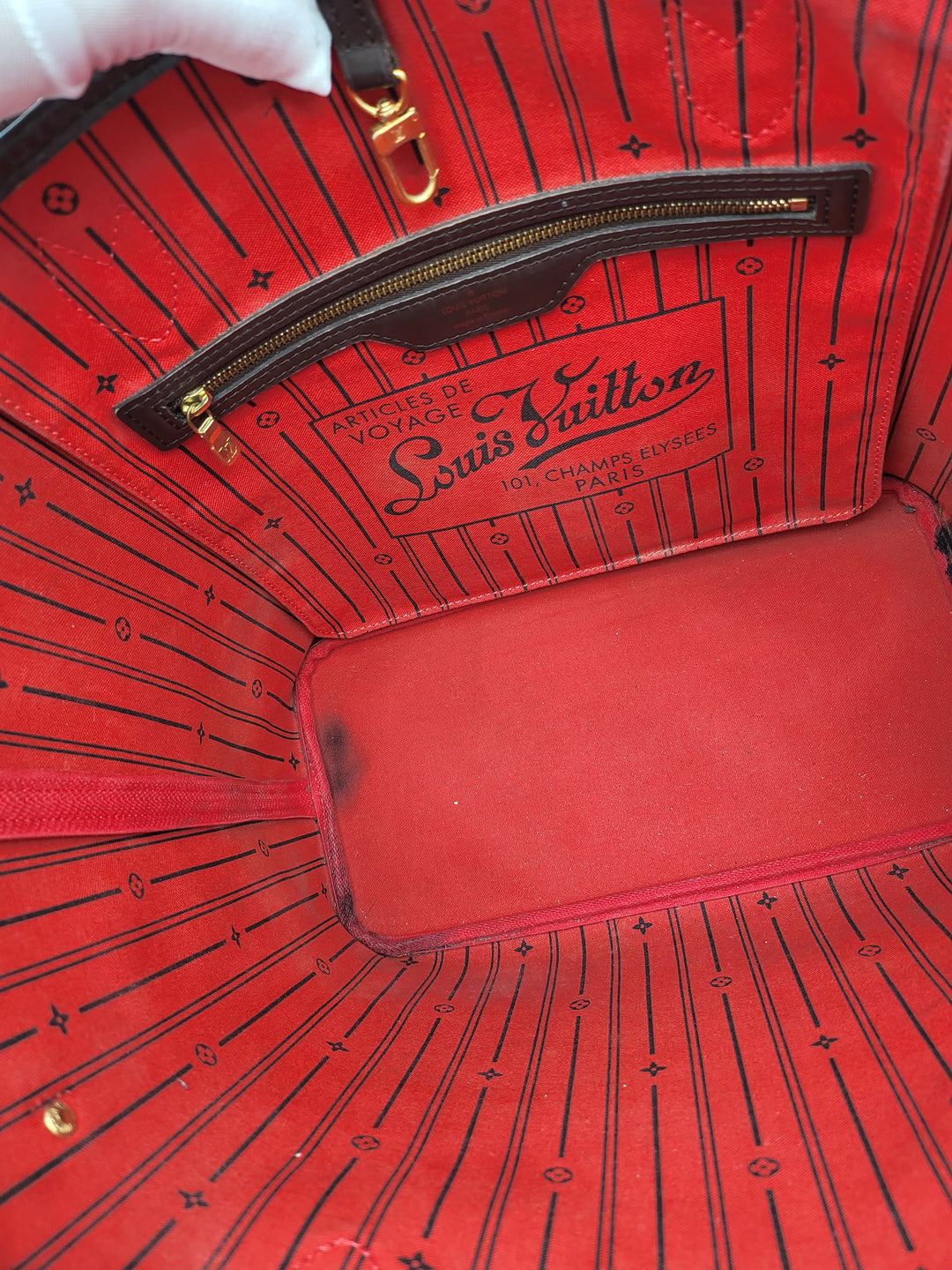 LOUIS VUITTON NEVERFULL MM DAMIER