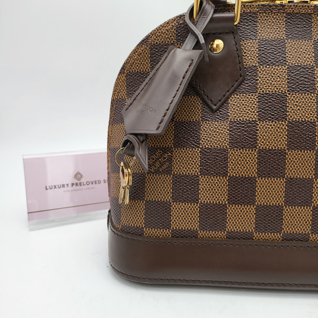 LOUIS VUITTON ALMA BB DAMIER EBENE