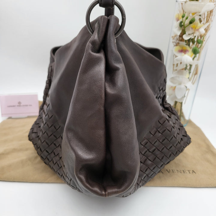 BOTTEGA VENETA INTERECCAITO SHOULDER BAG