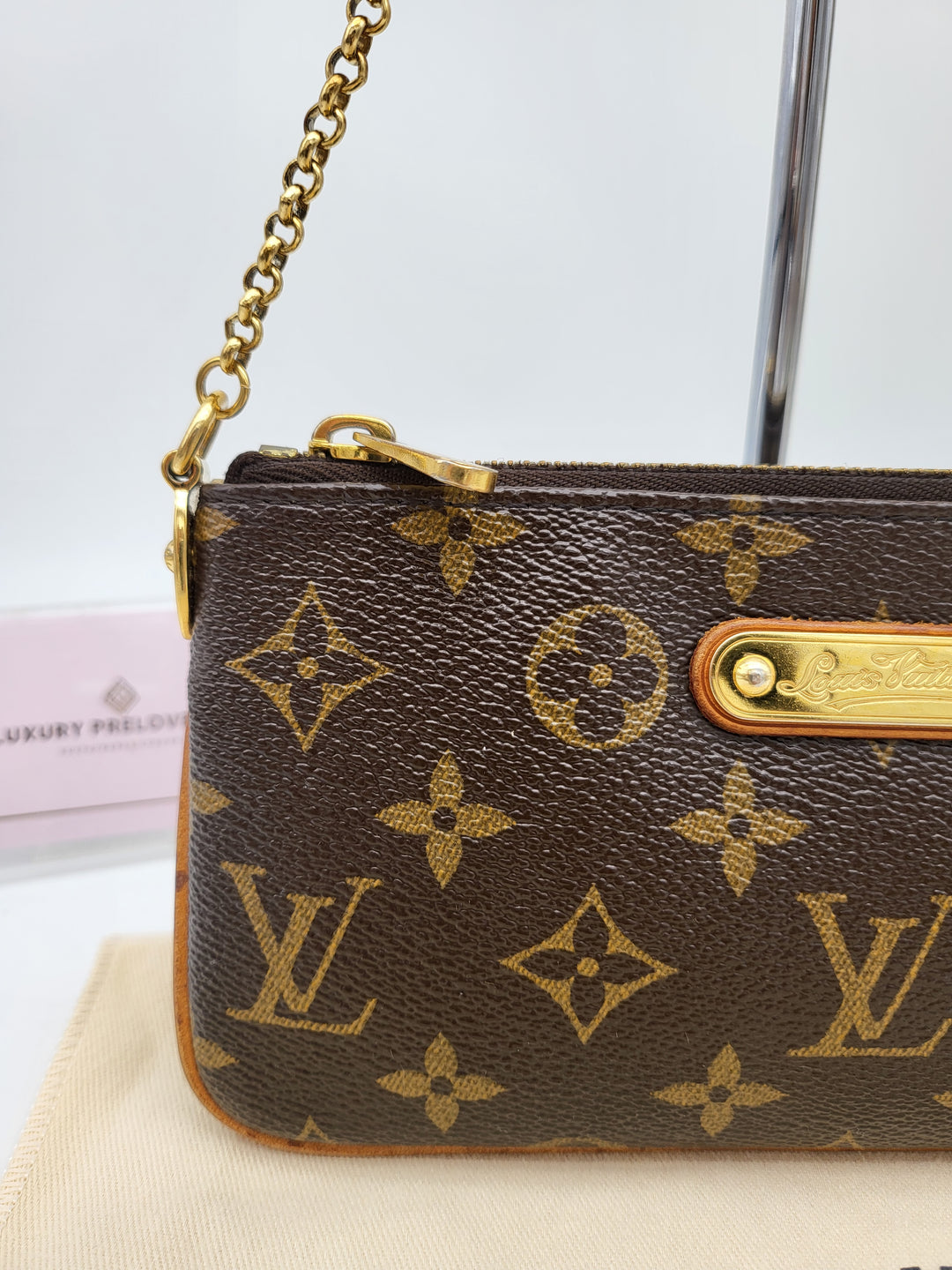 LOUIS VUITTON MILLA MM POCHETTE MONOGRAM