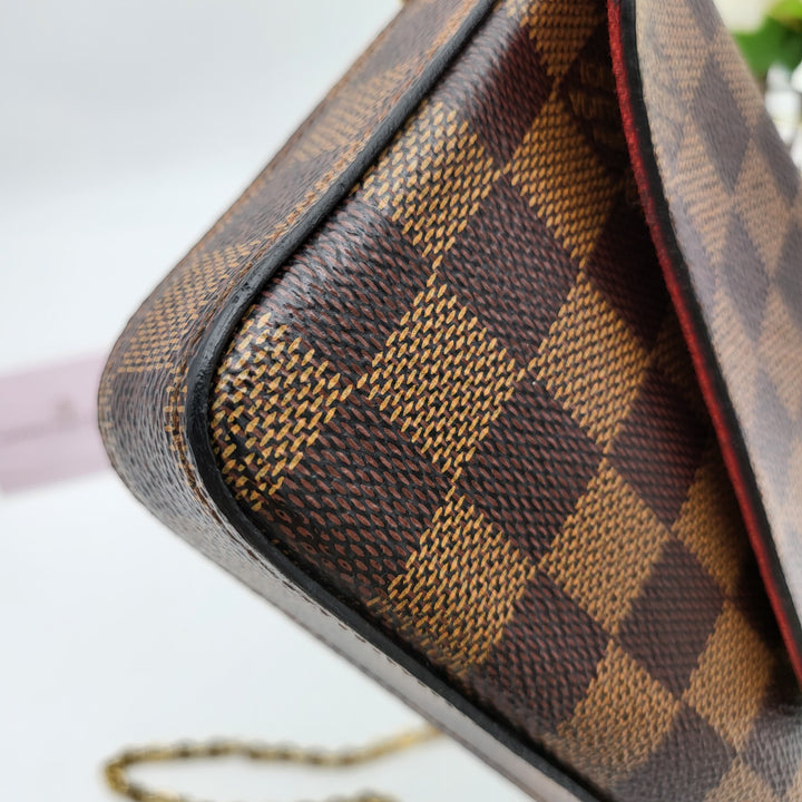 LOUIS VUITTON FELICIE DAMIER EBENE