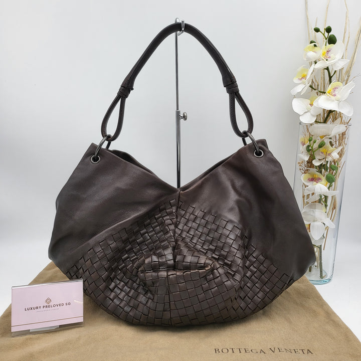 BOTTEGA VENETA INTERECCAITO SHOULDER BAG