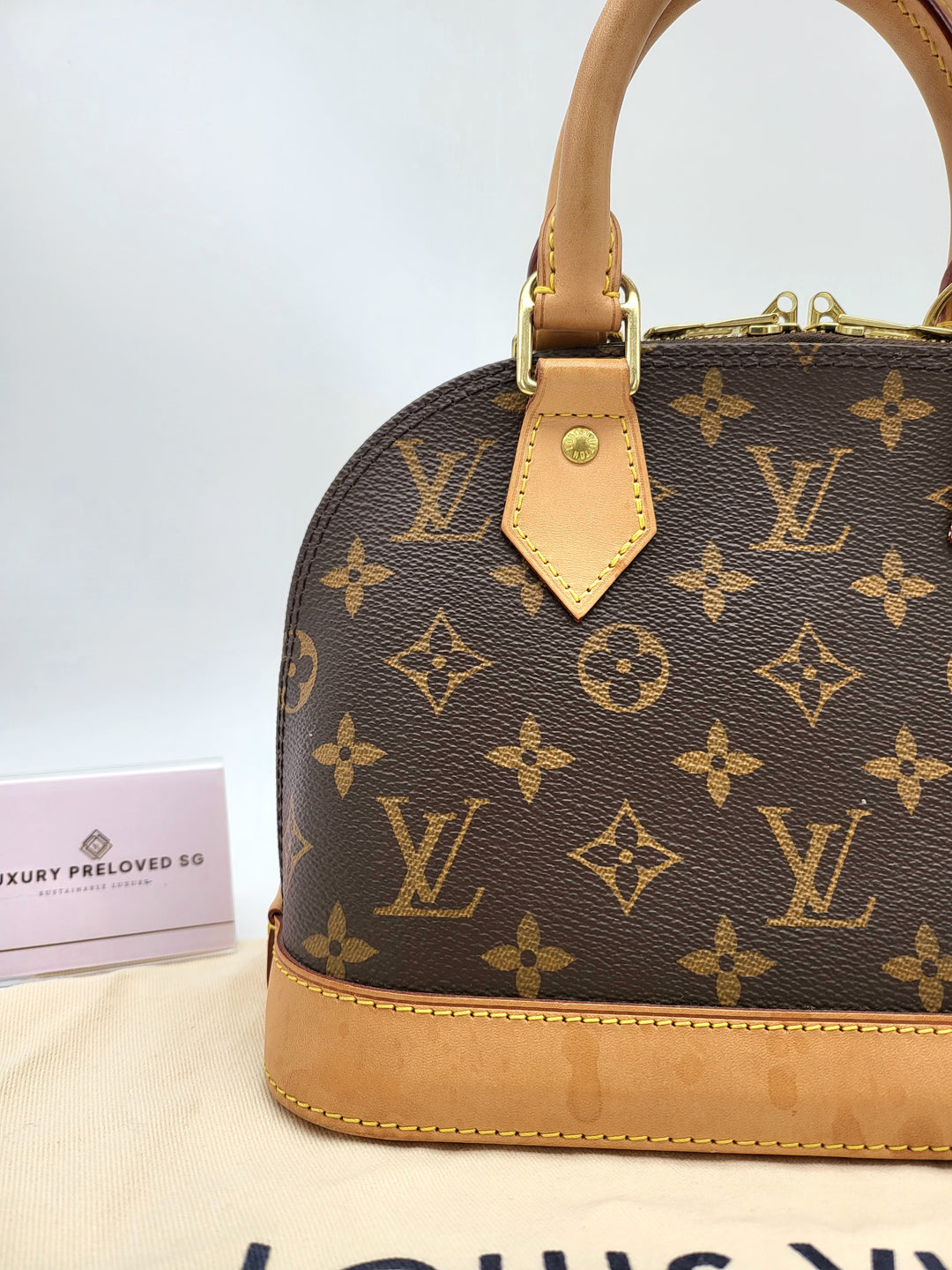 LOUIS VUITTON ALMA BB MONOGRAM