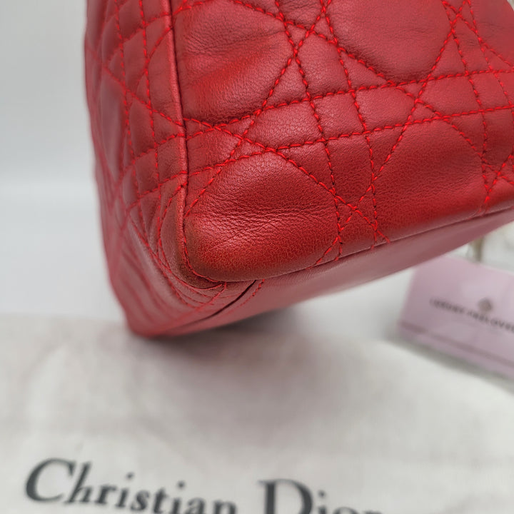 CHRISTIAN DIOR LADY DIOR MEDIUM LAMBSKIN