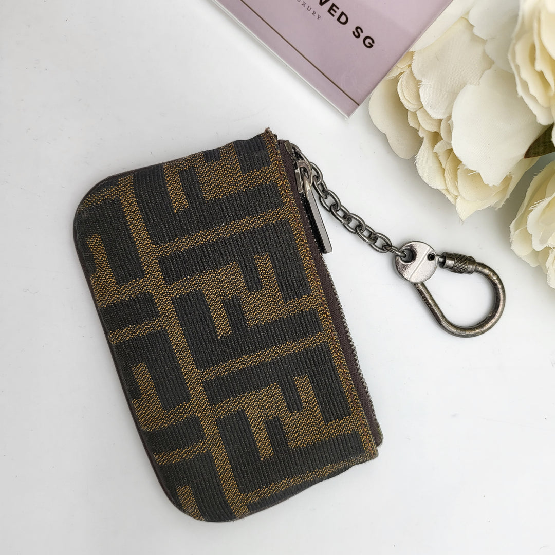 FENDI ZUCCA COIN/KEY CASE