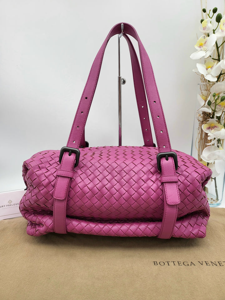 BOTTEGA VENETA INTERECCAITO SHOULDER BAG