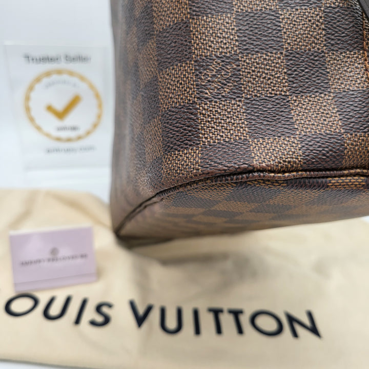 LOUIS VUITTON NEVERFULL MM DAMIER EBENE