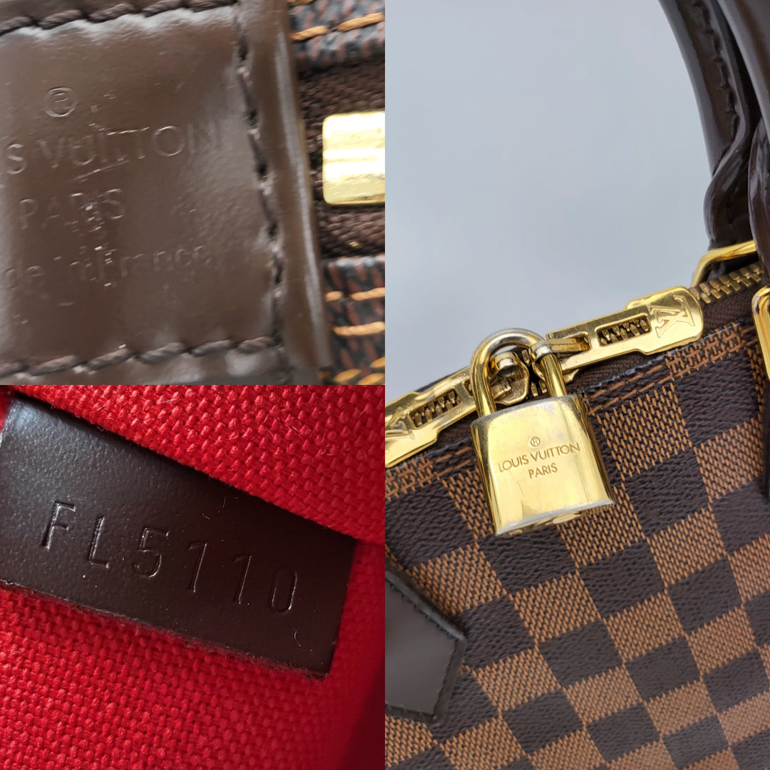 LOUIS VUITTON ALMA PM DAMIER EBENE