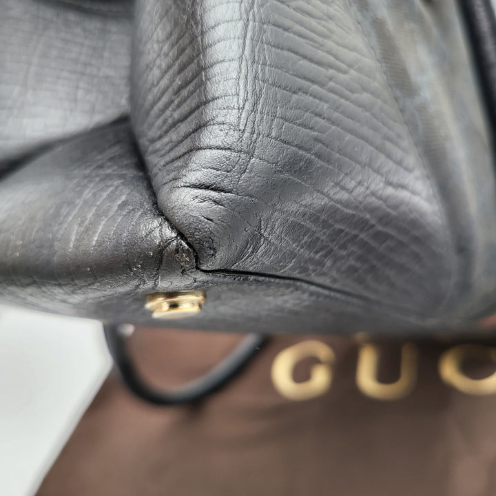 GUCCI OPHIDIA CANVAS SHOULDER BAG