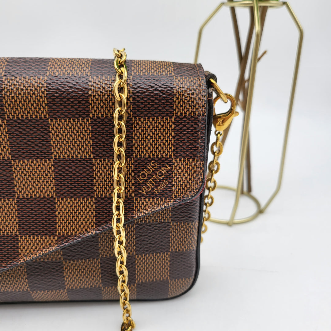 LOUIS VUITTON FELICIE DAMIER EBENE