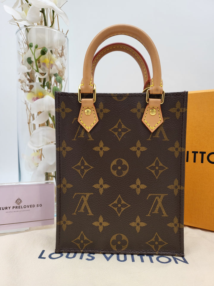 LOUIS VUITTON SAC PLAT MONOGRAM