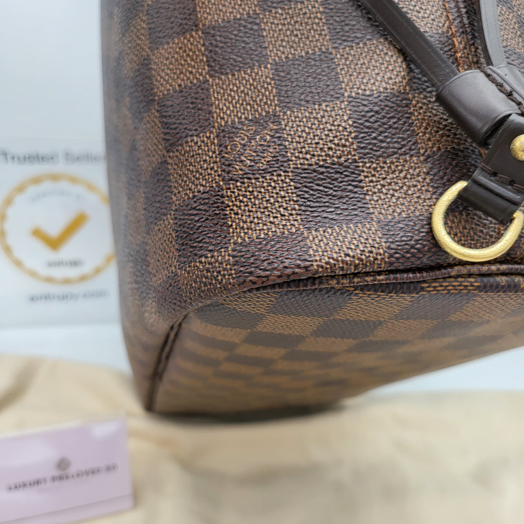 LOUIS VUITTON NEVERFULL MM DAMIER EBENE