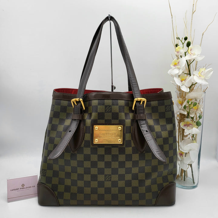 LOUIS VUITTON HAMPSTEAD MM DAMIER EBENE