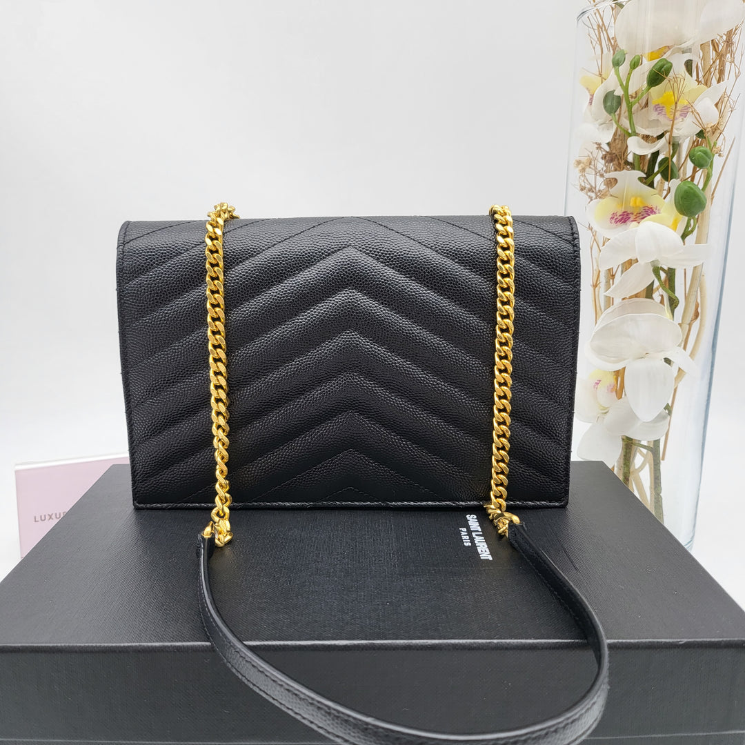 YVES SAINT LAURENT MONOGRAM ENVELOPE