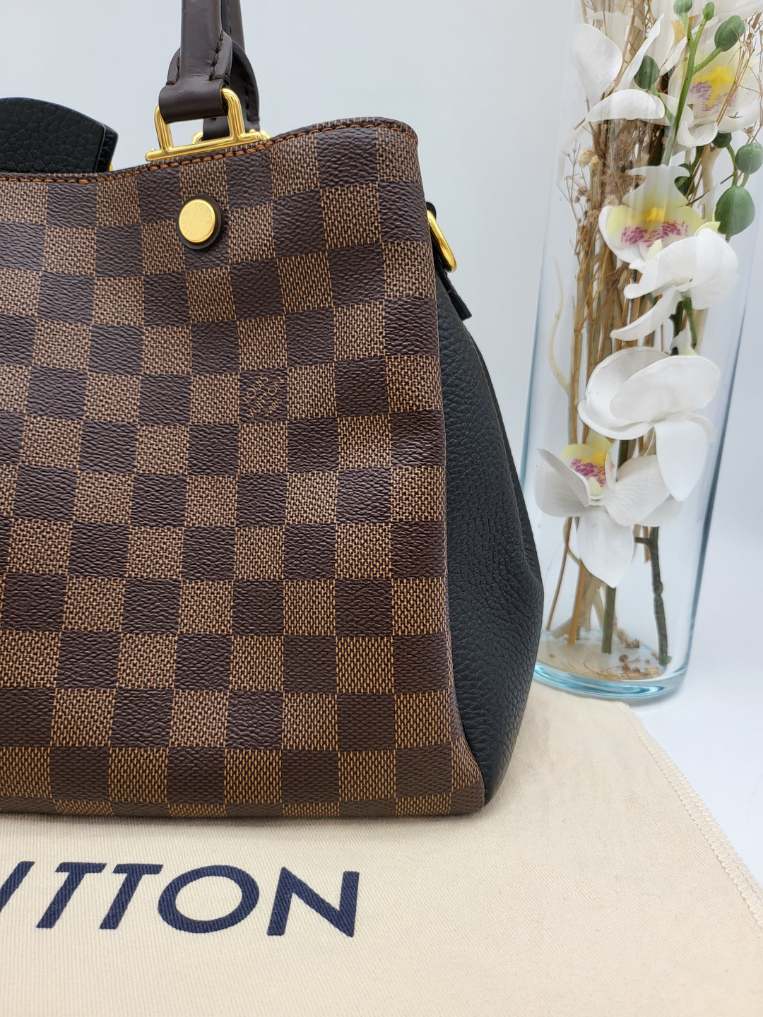 LOUIS VUITTON BRITTANY DAMIER EBENE