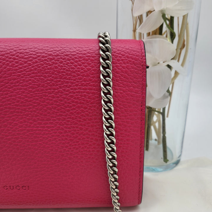 GUCCI DIONYSUS TEXTURED CALF SKIN CRYSTAL WOC