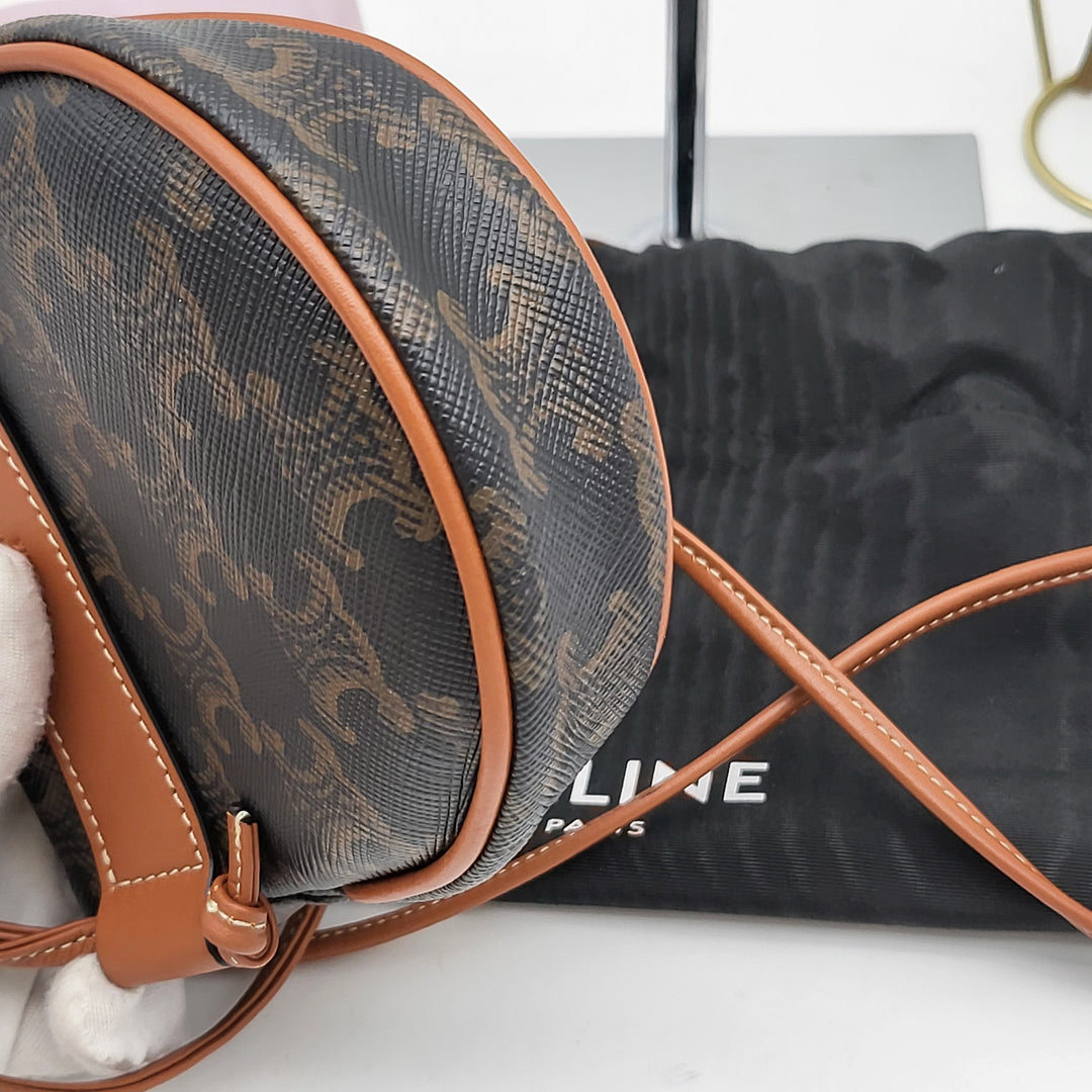 CELINE TRIOMPHE WALLET ON STRAP