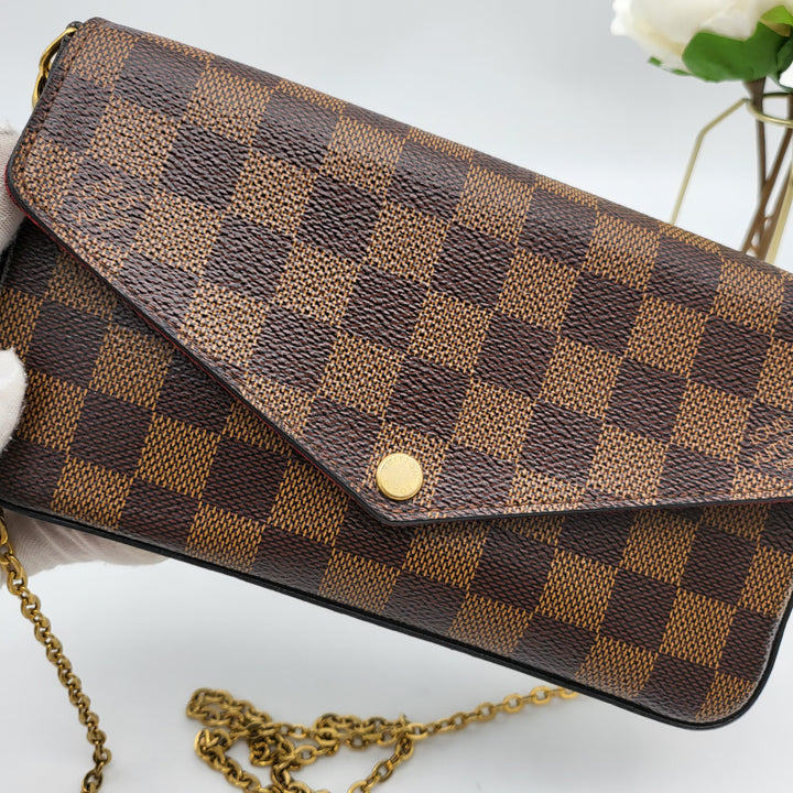 LOUIS VUITTON FELICIE DAMIER EBENE