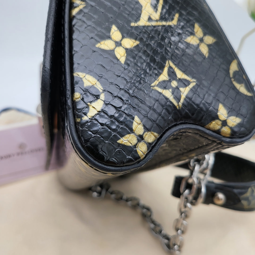 LOUIS VUITTON TWIST PYTHON MONOGRAM SHW