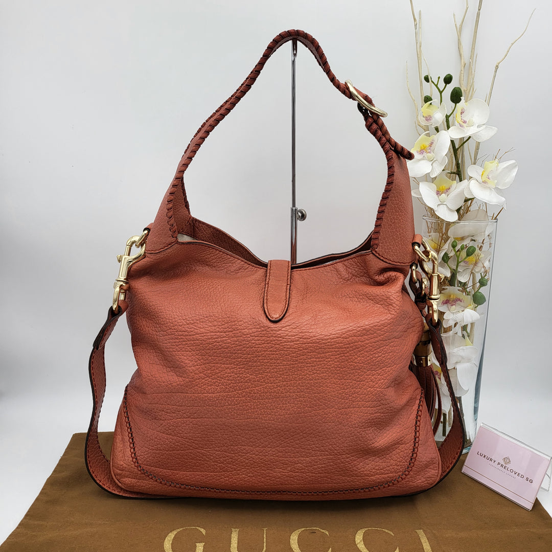 GUCCI BAMBOO ORANGE JACKIE