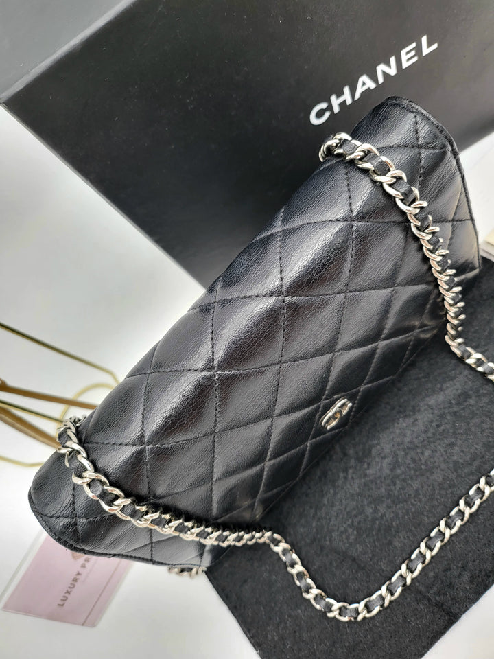 CHANEL WALLET ON CHAIN LAMBSKIN