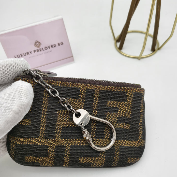 FENDI ZUCCA COIN/KEY CASE