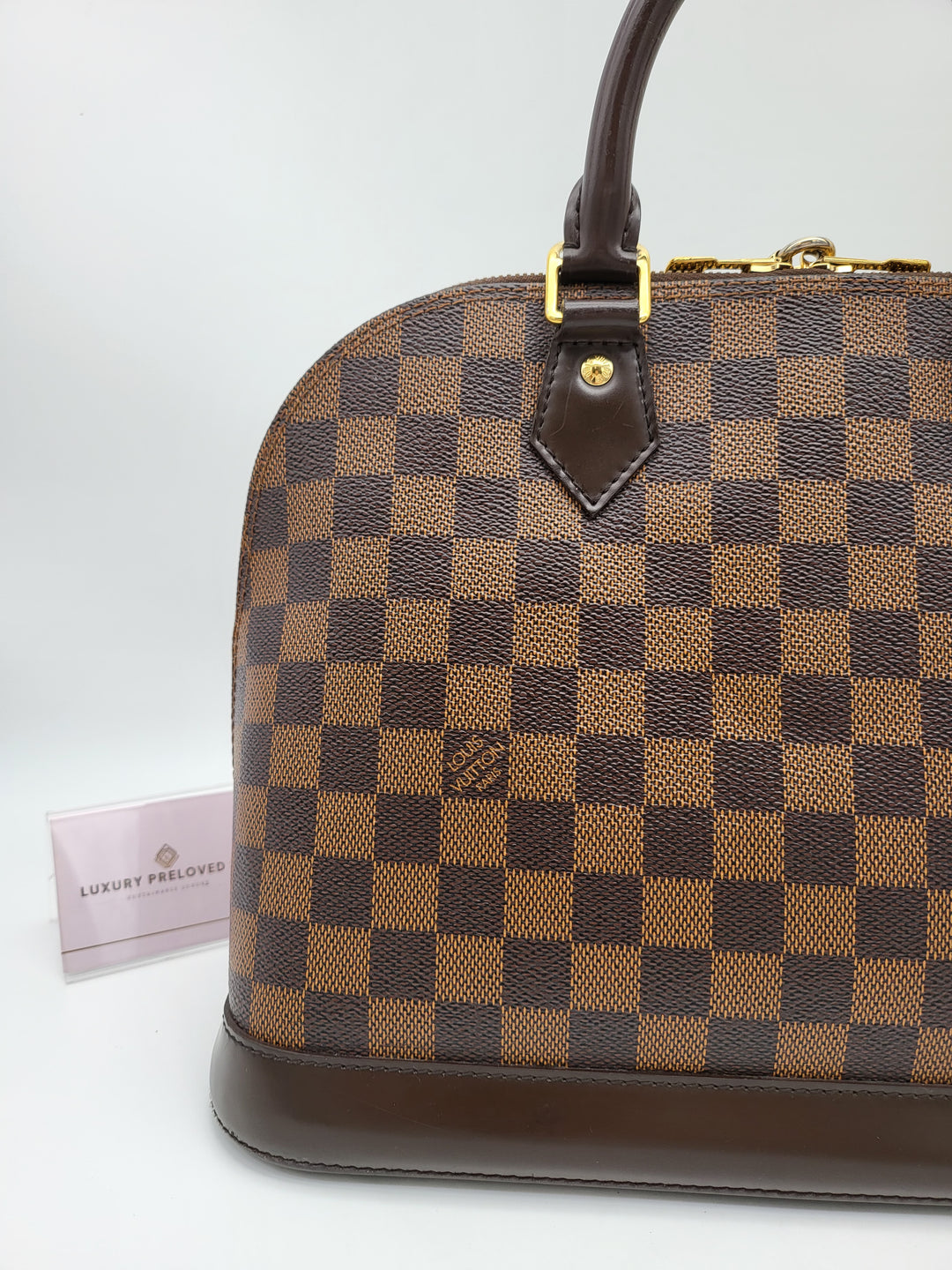 LOUIS VUITTON ALMA PM DAMIER EBENE