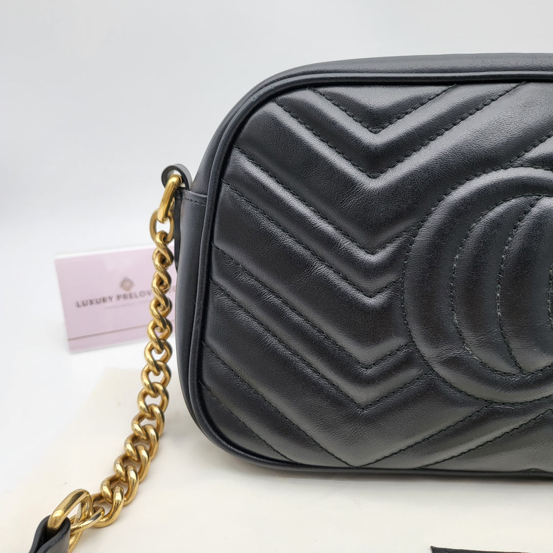 GUCCI MARMONT CAMERA QUILTED SMALL